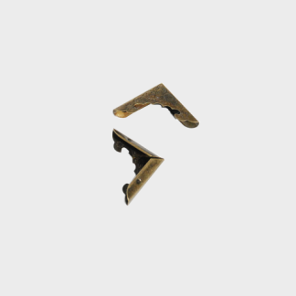 Brass-Look Corners (decorated) 40mm