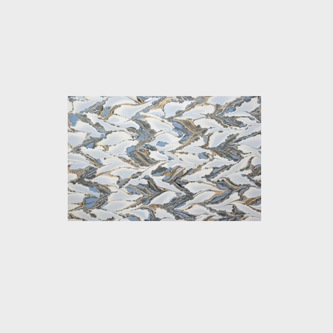 Hand Marbled Paper Metallic - Image 9